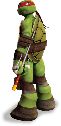 Raph standing.