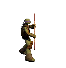 2012 Donnie cycles through a variety of animations such as running, attacking, and falling over.